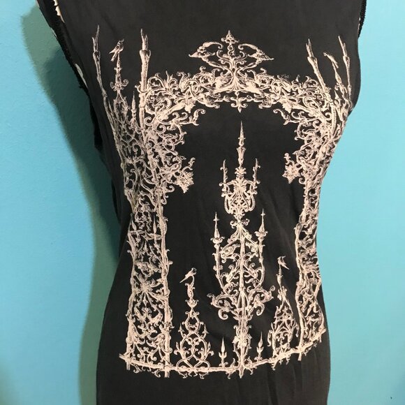 HTF Urban Outfitters Black Maxi Poem Dress by Truly Madly Deeply Size Small RARE - Picture 7 of 12